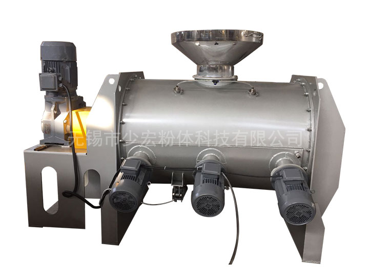 犁刀混合機(jī)配水冷夾套、噴液裝置